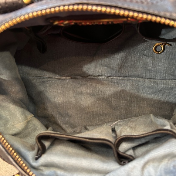 Lockheart Black Leather Satchel - Picture 10 of 10